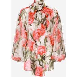 Dolce & Gabbana Floral silk blouse multicoloured