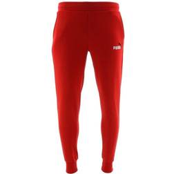 Puma Men's Essentials Embroidery Logo Sweatpant, High Risk Rouge