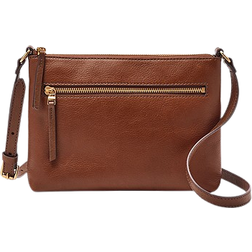 Fossil Fiona Small E/W Crossbody - Brown