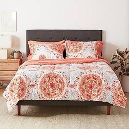Amazon Basics Lightweight Bed Linen Pink (259.1x228.6cm)