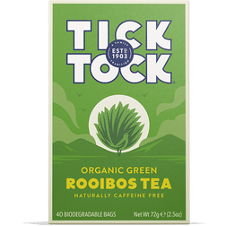 Tick Tock Organic Rooibos Green Tea 72g 40pcs