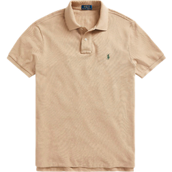 Polo Ralph Lauren Slim Fit Mesh Polo Shirt - Boating Khaki