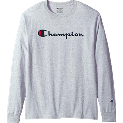 Champion Men's Classic Graphic Logo T-shirt - Oxford Grey