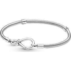 Pandora Moments Infinity Knot Snake Link Bracelet - Silver