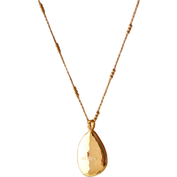 Monica Vinader Deia Pebble Locket - Gold