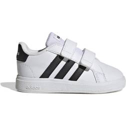 Adidas Infant Grand Court 2.0 - Cloud White/Core Black/Core Black