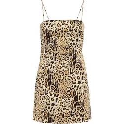 Anine Bing Valentine Dress in Cheetah Print - Brown