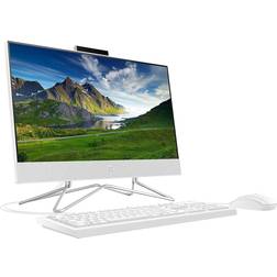 HP Newest All-in-One Desktop, 21.5" FHD Display, Intel Celeron J4025 Processor, 16GB RAM, 512GB PCIe SSD, Webcam, HDMI, RJ-45, Wired Keyboard&Mouse, WiFi, Windows 11 Home