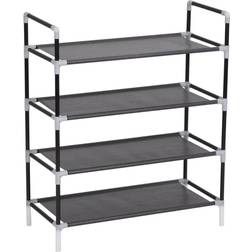 vidaXL 245628 Black Shoe Rack 60x67cm