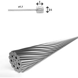 Elvedes shift cable ø1,1mm N-nippel