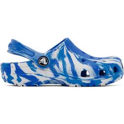 Crocs Kid's Classic Marbled Clog - Blue Bolt/Multi