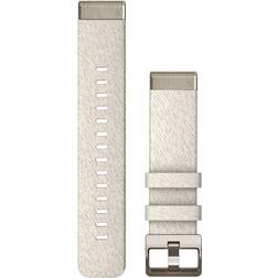 Garmin QuickFit 20 mm Nylon Urrem Creme