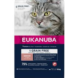 Eukanuba Senior Grain Free Rico en Salmón Para Gatos 2 x 10 kg 10kg