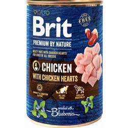 Brit Premium by Nature Kyckling med Kycklinghjärtan 400 g