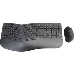 Conceptronic Wireless Keyboard+Mouse ergo Layout deutsch sw