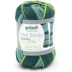 Gründl Sockenwolle Hot Socks Simila 100 g grün-mint-blau-flieder-lindgrün