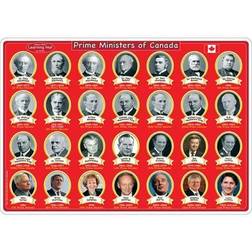 Ashley Smart Poly Learning Mat, 12x17in, Canadian Prime Ministers/Government