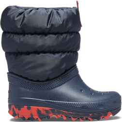 Crocs Toddler Classic Neo Puff Boot - Navy