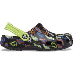 Crocs Kid's Classic Lightning Bolt Clog - Black