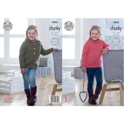 King Cole Sweater and Cardigan Value Chunky 4990