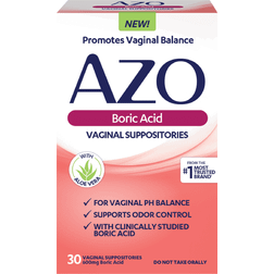 AZO Boric Acid 600mg 30 Suppository