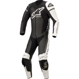 Alpinestars GP Force Phantom Läderställ 1-Del Svart-Vit-Metallic-Grå