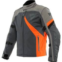 Dainese Ranch Tex Jacka - Ebenholts/Kolgrå/Flamorange Herr