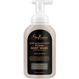 Shea Moisture African Black Soap Foam Body Wash 11 oa