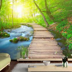 Artgeist Fototapet Green forest 400 x 280 cm