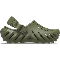 Crocs Kid's Echo Clogs - Army Green