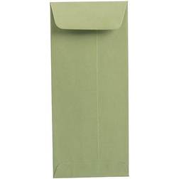 Jam Paper #10 Policy Envelope, 4 1/8" x 9 1/2" Olive, 50/Pack 125137469I Green