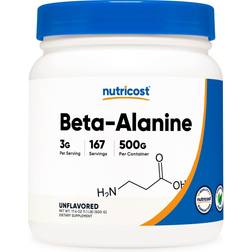 Nutricost Beta Alanine Powder 500 Grams Pure Beta