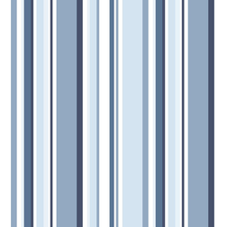 Norwall Step stripe wallpaper in navy, blue, indigo st36911
