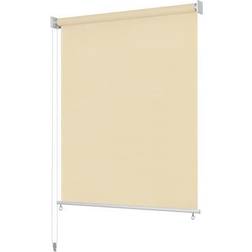 vidaXL Outdoor Roller Blind Cream 31.5"x90.6"