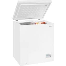 Exquisit gefriertruhe gt150-e-040e Weiß