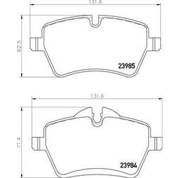 Brembo Scheibenbremse Vorderachse P 06 086