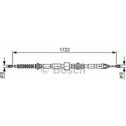 Bosch Handbremsseil Ford Mondeo