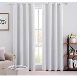 HOMEIDEAS Room Darkening Grommet52x84"