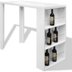 vidaXL MDF High Gloss Mesa de bar 57x117cm