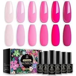 MEFA Gel Nail Polish Set 6-pack