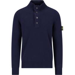 Stone Island Stand Collar Jumper Men - Navy Blue