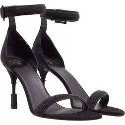 Balmain Black Moneta Heeled Sandals IT