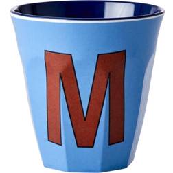 Rice Bluish Colors Melamin Alphabet Cup M melamin