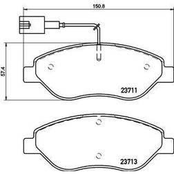 Brembo Bremsbelagsatz, Scheibenbremse Vorderachse P 23 145