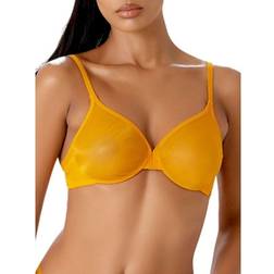 Gossard Womens Sheer Moulded Bra Orange