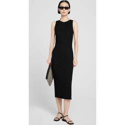 Anine Bing Black Savannah Midi Dress Black