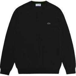 Lacoste Men's V-neck Sweater - Black