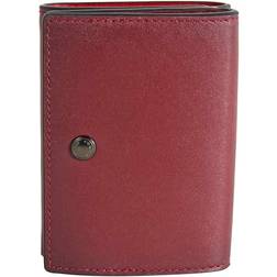 Coach Colorblock Origami Coin Wallet - Dark Cardinal/Wine