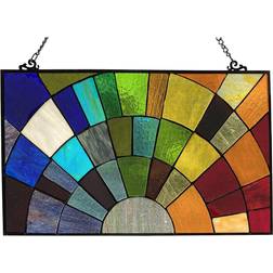 River of Goods Stained Glass Window Wall Decor 50.8x30.5cm