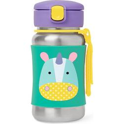 Skip Hop Zoo Gourde en acier inoxydable avec paille Licorne 12 mois